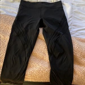 Lululemon cropped mesh leggings